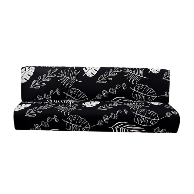 Funda de sofá sin brazos Sunnimix Funda de sofá elástica negra