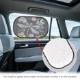 thumbnail image 3 of KUIFORTI Cling Car Window Shades for Baby, 2 Pieces Dragonfly Front Window Sun Visor Foldable Reflective Sun Shield for Car Windows Blocks UV Rays Protector, 3 of 6