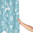 thumbnail image 4 of XMXT Waterproof Shower Curtain Liner with Iron Hooks, Flat Darting Moose Shower Curtains for Bathroom Decor Accessories, 72 x 72 inches, 4 of 8