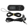 thumbnail image 1 of Mini lecteur de musique numérique portable DSP avec écran LCD de 1,1 pouce et radio FM, noir, avec écouteurs, 1 of 4