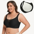 thumbnail image 4 of Non Wired Bra Women‘s Padded Full Cup Bra Without Underwire With Padding Seamless Bustier Bralette Breathable Soft, 4 of 5
