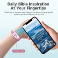 thumbnail image 3 of 7pcs NFC Bible Verse Bracelet, Christian Inspirational Wristband Gift for Men Women Teens, Religious Friendship Accessory - God Is Love, 3 of 7