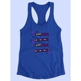 thumbnail image 3 of Star Style Chain Art Racerback Tank Women -Image by Shutterstock, Female XX-Large, 3 of 4