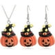 thumbnail image 1 of Conjuntos de calabaza XCF para mujeres y niñas con pendientes y collar, 1 of 3