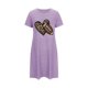 thumbnail image 4 of Camisón corto de mujer, vestido de largo medio con estampado de moda, camisón corto extragrande de mujer, camisón de manga corta con estampado de pecho a la moda, camisón de mujer, 4 of 6