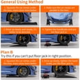 thumbnail image 6 of OULEME Low Profile Car Service Ramp with Anti-Slip Blocks, Oil Changes& Maintenance, 2-1/2" Lifting Height, 3 Ton Truck Vehicle 2 Pack, 6 of 7