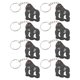 thumbnail image 5 of KAKOWELY 8 piezas de llavero con colgante de gorila, accesorio para llavero con dije de gorila, adorno colgante, 5 of 5