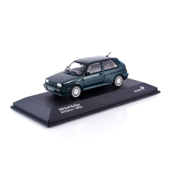 1989 Volkswagen Golf Rallye G60 Green Metallic 1/43 Die Cast Model Car by Solido