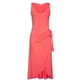 thumbnail image 4 of LASCANA Women's Sleeveless Wrap Look Dress Tie, 4 of 6