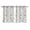 Dark Grey, variant on Vintage Botanical Kitchen Curtains Short 45 Inch Length, Birds Branch Watercolor Leaf Grommet Top Bedroom Living Room Curtains, Light Filtering Cafe Curtain Drapes 2 Panels Set 84''x45''
