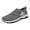 Gray_001, variant on Men's Adjustable Orthopedic Walking Shoes, Breathable Wide Fit Mesh Edema Shoes, Comfortable Supportive Footwear for Swollen Feet and Daily Activities Black 8 (EU-41)