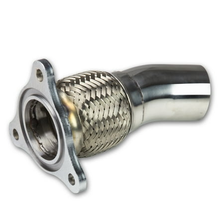 944 Turbo Exhaust - For 2005 to 2010 Chevy Cobalt Stainless Steel Turbo Downpipe / Dump Pipe - Flex Exhaust Outlet 06 07 08 09
