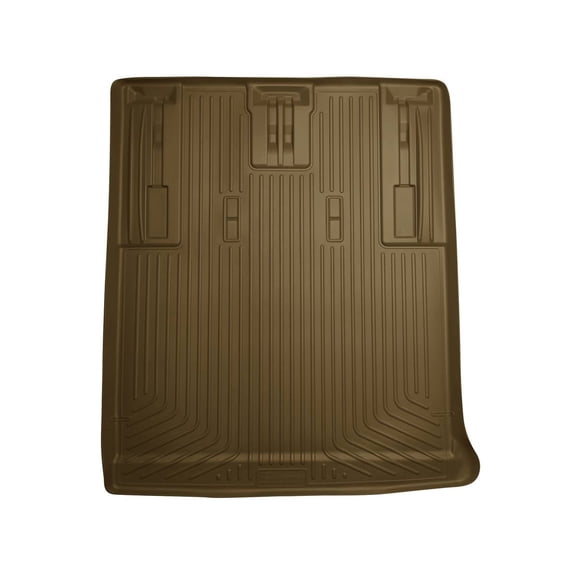 Husky Liners 28273 Weatherbeater Cargo Liner Fits 2007-2014 Cadillac Escalade ESV, Chevrolet Suburban, GMC Yukon XL w/ 2nd Row Bench Seat Tan