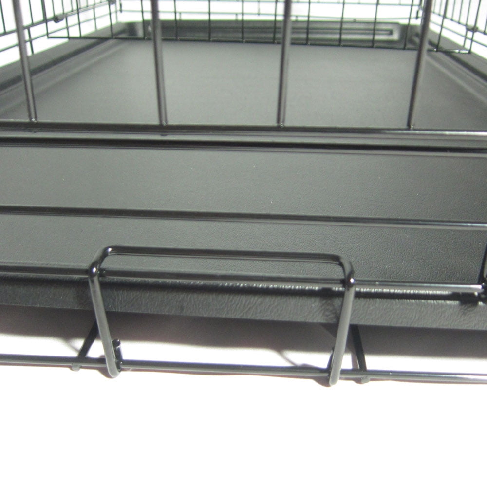 LB Dog Wire Dog Crate with Tray, Medium, 36"L LB Dog Wire Dog Crate with Tray, Medium, 36"L