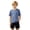 Blue, variant on Boy's UPF 50 Rash Guard Swim Shirts Short Sleeve Sun Protection SPF Fishing Surfing Water Beach Shirts Quick Dry,White,8-9 Years