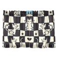 thumbnail image 7 of Yayeee Kitchen Curtains Tier Pair Light Filtering 27"x36" Rod Pocket Short Cafe Window Panel, Blue and White Cat, 7 of 7