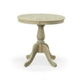thumbnail image 2 of Carolina Classics Fairview Table de Salle à Manger Ronde à Piédestal de 30 Pouces en Bois Flotté Naturel, 2 of 3