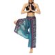 thumbnail image 4 of VISgogo Pantalones de pierna ancha de verano para mujer, pantalones sueltos sueltos de tiro medio con estampado bohemio con divisiones para yoga, playa, vacaciones VISgogo  moda, 4 of 7