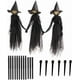 thumbnail image 1 of Decoraciones de Halloween, adornos de Halloween, regalos de Halloween Control de voz de inducción Luminoso Personas tomadas de la mano Bruja un adorno, 1 of 3