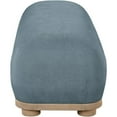 thumbnail image 6 of Meridian Furniture Calum Light Blue Chenille Fabric Bench, 6 of 8