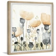 thumbnail image 2 of Marmont Hill Orange and Black Buds Framed Wall Art, 2 of 6