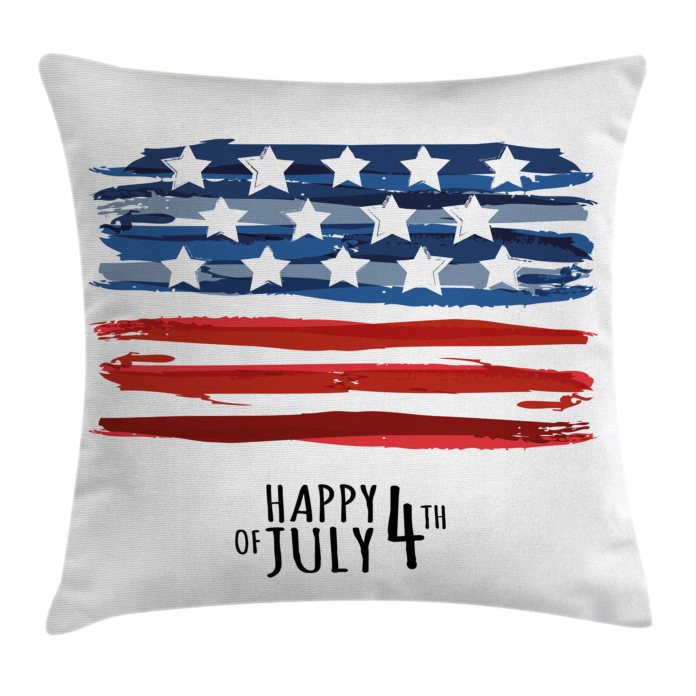 4th of July Decor Throw Pillow Cushion Cover, Celebrating Background