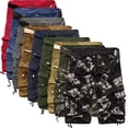 thumbnail image 4 of Pantalones cortos de camuflaje de verano para hombre, 100 % algodón, multibolsillos, estilo capri, 4 of 5