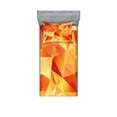 thumbnail image 2 of Ambesonne Abstract Fitted Sheet & Pillow Sham Set, Orange Triangles Art, Full, Orange and Yellow, 2 of 3