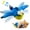 Blue Bird, variant on TETOU Cat Toys Flapping Bird Rechargeable Touch Activated Toy Interactive Kitten Exercise Toy Cat Kicker Catnip Toys (No Flying)