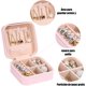 thumbnail image 4 of 2 PCS Organizador de PU para joyas de viaje. Portátil Jewelry Organizer para almacenar joyas, pendientes, anillos, collares, lápiz labial, etc., 4 of 4