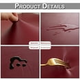 thumbnail image 6 of DYStyle Spandex PU Waterproof Seat Cover Bar Stool Cover Stretch Elastic Cushion Slipcover for Dining Room Cafe Barstool Restaurant (Size: 14-18 in), 6 of 6