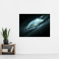 thumbnail image 2 of Space Stars Light Planet Galaxy Meteoroid Extra Large XL Wall Art Poster Print, 2 of 3