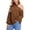Brown, variant on Vedolay Women's Tops Women's Sweaters 2023 Fall Long Sleeve Crew Neck Striped Oversized Casual Pullover Top,Brown XL