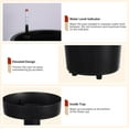 thumbnail image 3 of Set of 2 Large Planter for Indoor or Outdoor,Tall Flower Pots,Planters with Drainage Holes,Water Level Monitor & Wheels for Porch Patio Backyard Large Planters for Outdoor Indoor Plants, 3 of 9