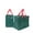 Green, variant on Red Storage Bag Portable Tote Bag For Holiday Decoration Ornament Storage 2 Pack 42 X 27 X 38 Cm Cloth Material Red Color Envelope Shipment Eligible