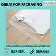 thumbnail image 3 of 4 Mil Clear Reclosable Zipper Poly Bags with Resealable Zip Top Lock -4 x 6- (100 Bags), 3 of 7