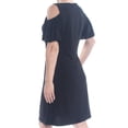 thumbnail image 2 of AMERICAN LIVING $69 Womens New 1011 Black Cold Shoulder Fit + Flare Dress 6 B+B, 2 of 2