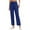 267#Blue, variant on Yoga Pants Women Wide Leg Pants with Pockets High Waist Stretch Dress Casual Sweatpants