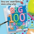 thumbnail image 5 of 1 Big Happy Birthday Card with Envelope (8.5 x 11 Inch) - Inflated Messages Milestones 100 J5651HMBG-US, 5 of 6