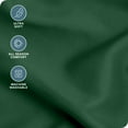 thumbnail image 2 of Bare Home 22" Extra Deep Pocket Sheet Set - Premium 1800 Collection - Ultra-Soft - Queen, Forest Green, 2 of 8