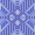 thumbnail image 1 of Ahgly Company Indoor Square Patterned Denim Blue Area Rugs, 6' Square, 1 of 6