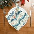 thumbnail image 2 of Napkin Satin Napkin 20*20Inchx6 Kitchen Towel Dinner Plate Towel Decorative Towel Napkin Tea Towel Suitable For Kitchen Table Sea Boat, 2 of 8