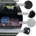 thumbnail image 6 of COEQINE Universal Trunk Liner for Dogs Cats, All Season Washable Cargo Cover Heavy Duty Rear Trunk Mat for for SUV Sedan Truck, 29" x 39", Dark Purple Gold Marble, 6 of 7