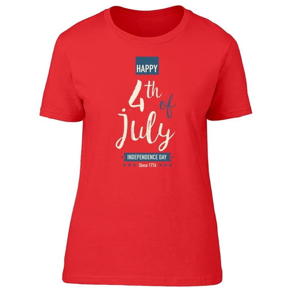 Happy 4Th Of July Since 1776 T-Shirt Women -Image by Shutterstock, Female Small