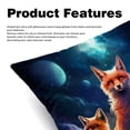 thumbnail image 2 of Starry Animals Covers Inserts with Unique Patterns - Set of 2 Chair Pillow Covers, Available in 16x16, 18x18, 20x20 Inches for Any Occasion, 2 of 6