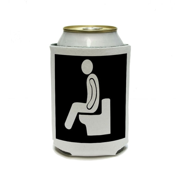 Poop - Pooping Can Cooler Drink Insulator Beverage Insulated Holder
