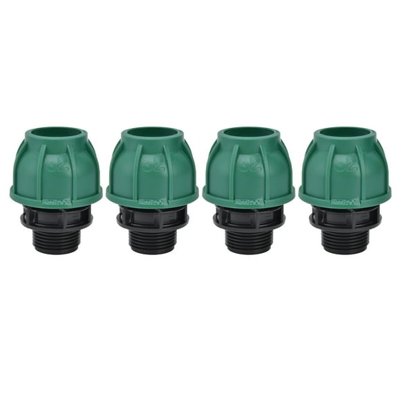 ZOUSSIQI 4PCS Liquid Tight Connector G1 External Thread Tight Straight Connector Conduit Connector Fitting JU316-94490