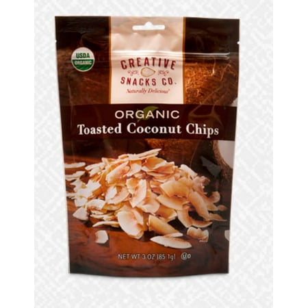 Creative Snacks Co. Organic Toasted Coconut Chips, 3 Oz.