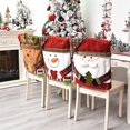 thumbnail image 2 of Fundas para sillas KAIYANG Navidad muñeco de nieve 3 unidades, 2 of 5