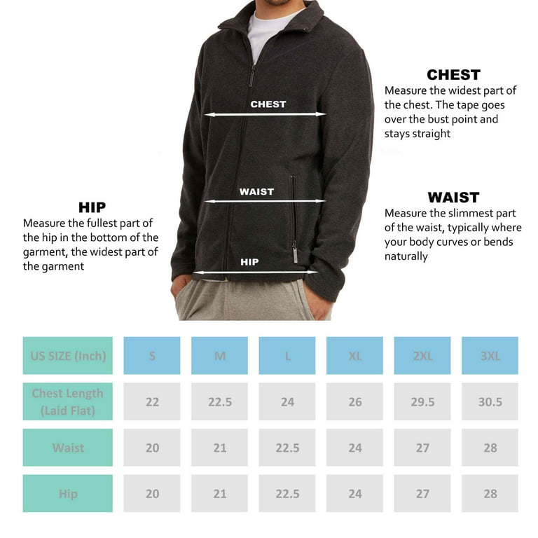 Men's Full-Zip Polar Fleece Jacket, Charcoal Gray M, 1 Count, 1 Pack Men's Full-Zip Polar Fleece Jacket, Charcoal Gray M, 1 Count, 1 Pack